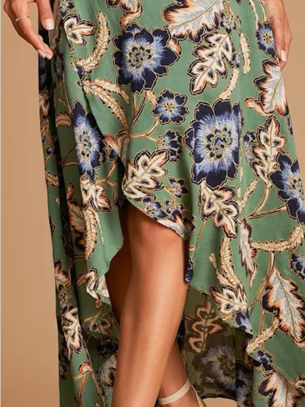 🌿 NWOT O’Neill Floral Maxi Skirt Small Boho Flowy Summer Vacation Lightweight - Picture 10 of 12